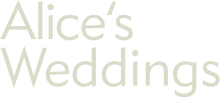 Alice's Weddings logo